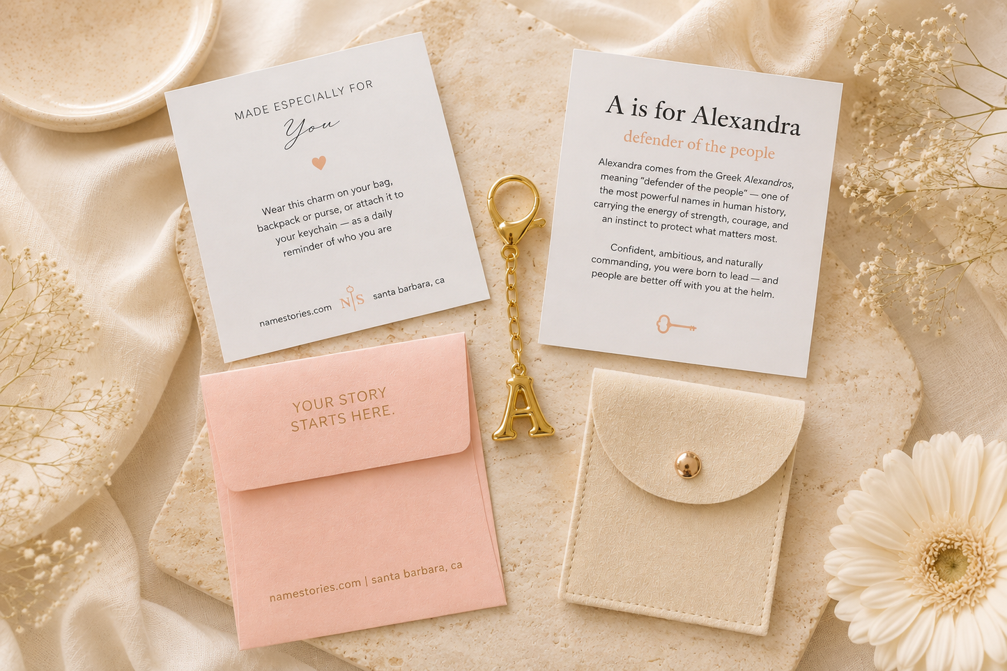 A is for Alexandra | Bag Charm