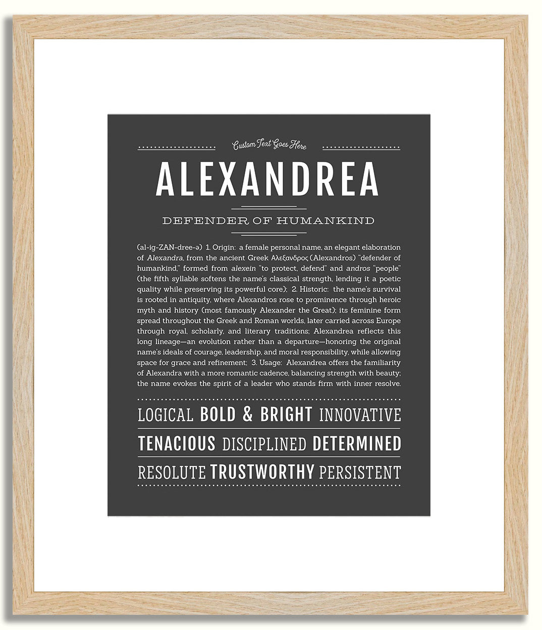 Alexandrea | Name Art Print