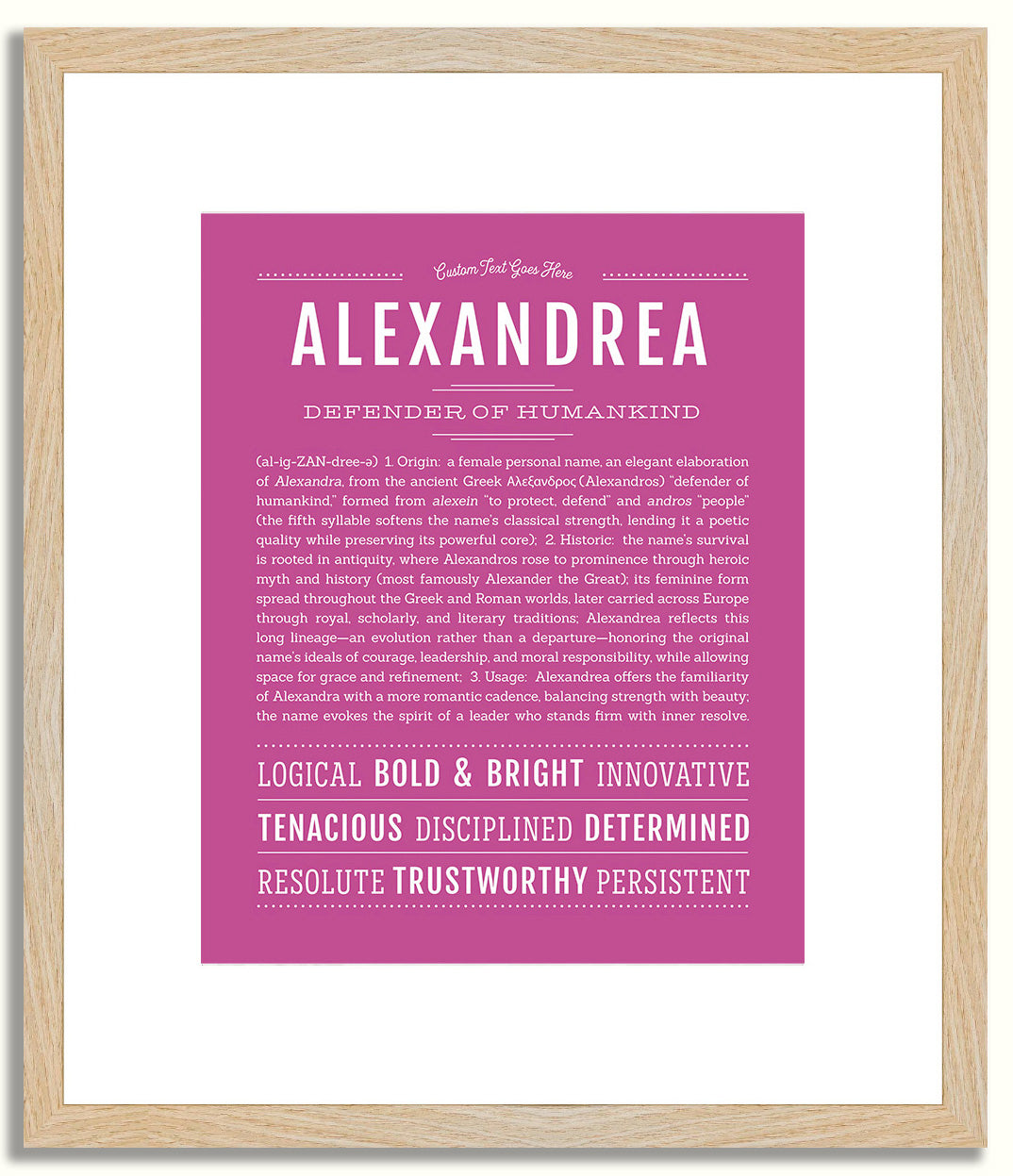 Alexandrea | Name Art Print