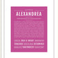 Frame Options | Dark Pink | Black Frame, Matted
