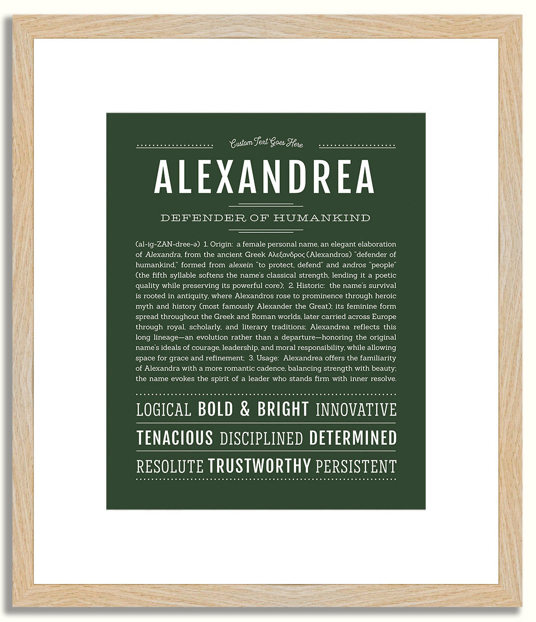 Alexandrea | Name Art Print