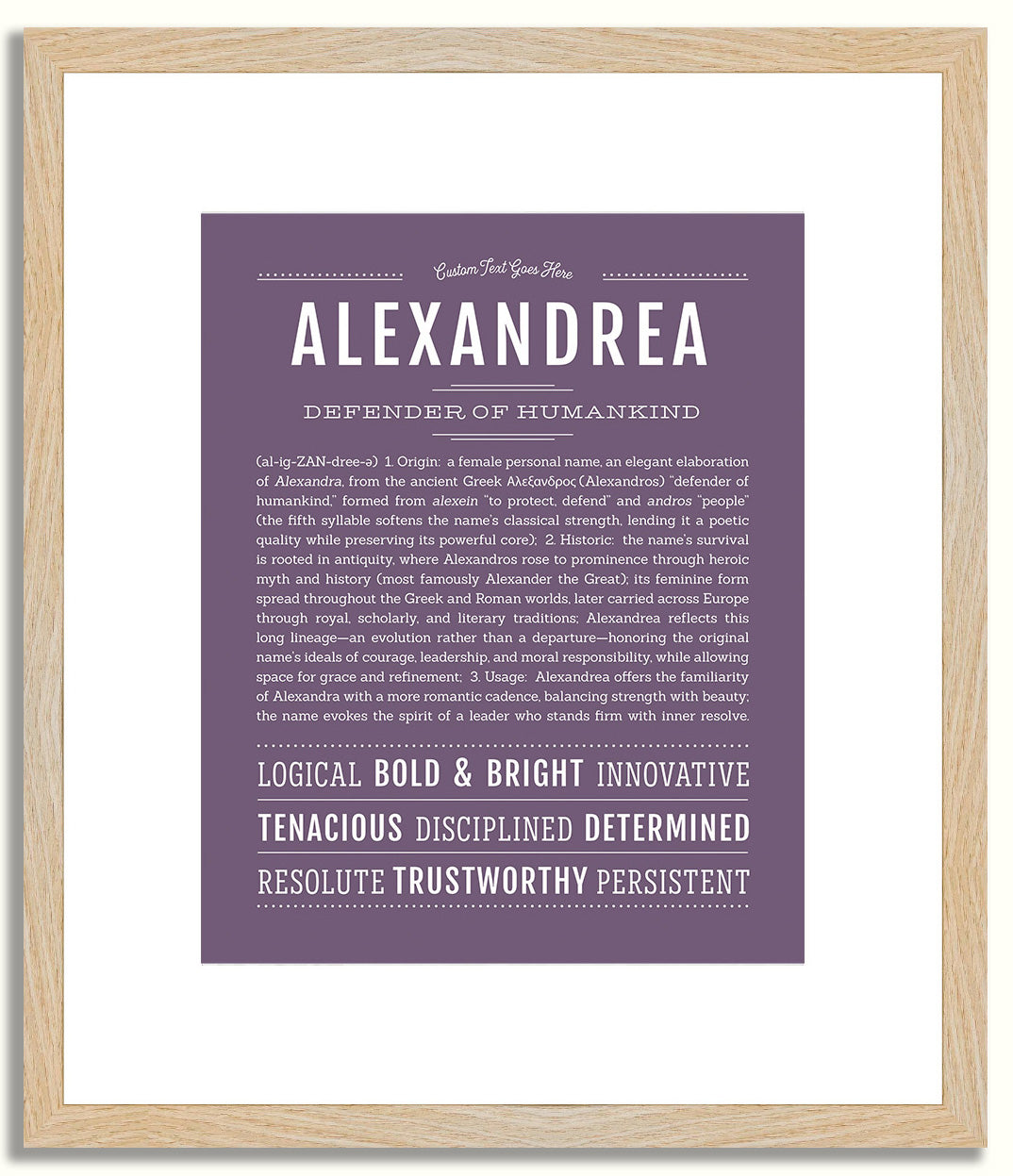 Alexandrea | Name Art Print