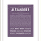 Frame Options | Deep Purple | Black Frame, Matted