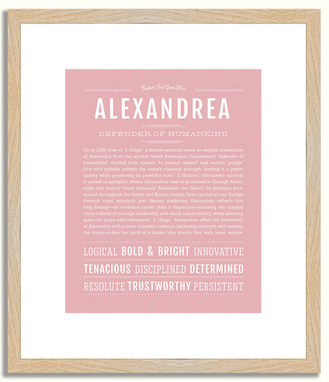 Alexandrea | Name Art Print