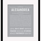 Frame Options | Light Gray | Maple Frame, Matted