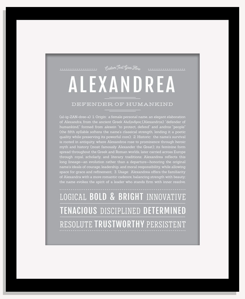 Frame Options | Light Gray | Maple Frame, Matted