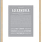Alexandrea | Name Art Print