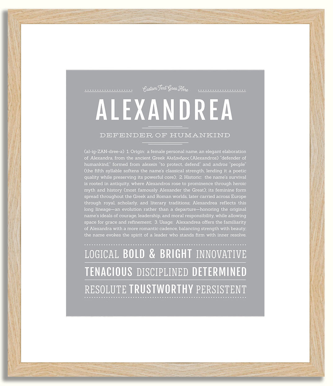 Alexandrea | Name Art Print