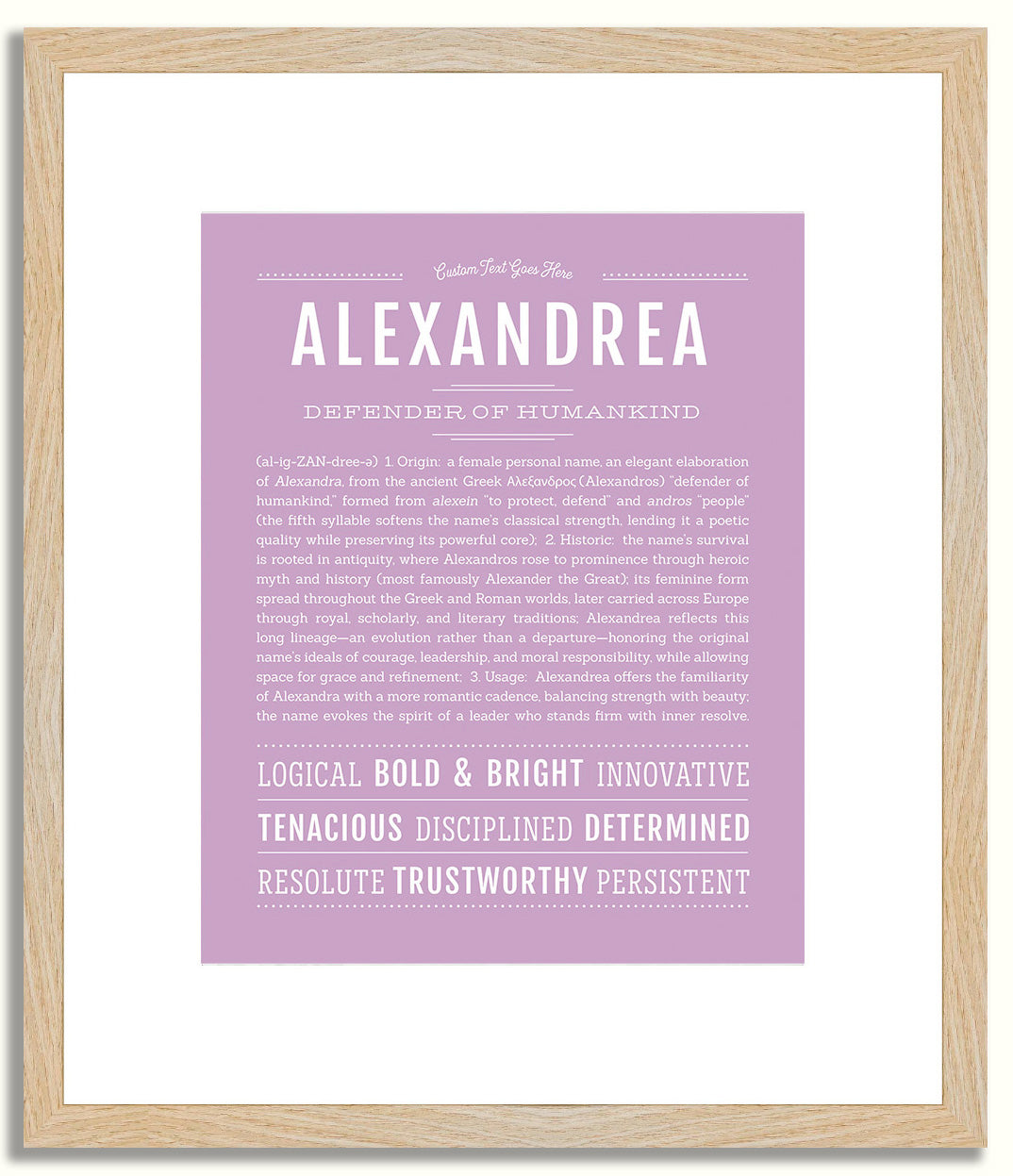 Alexandrea | Name Art Print