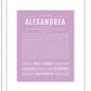 Frame Options | Lilac | Black Frame, Matted
