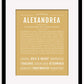 Frame Options | Matte Gold | Maple Frame, Matted
