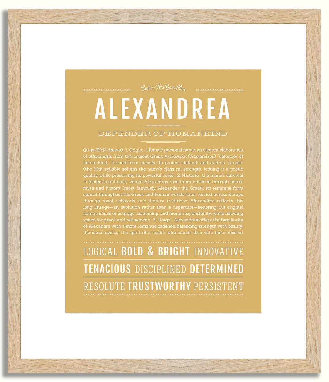Alexandrea | Name Art Print