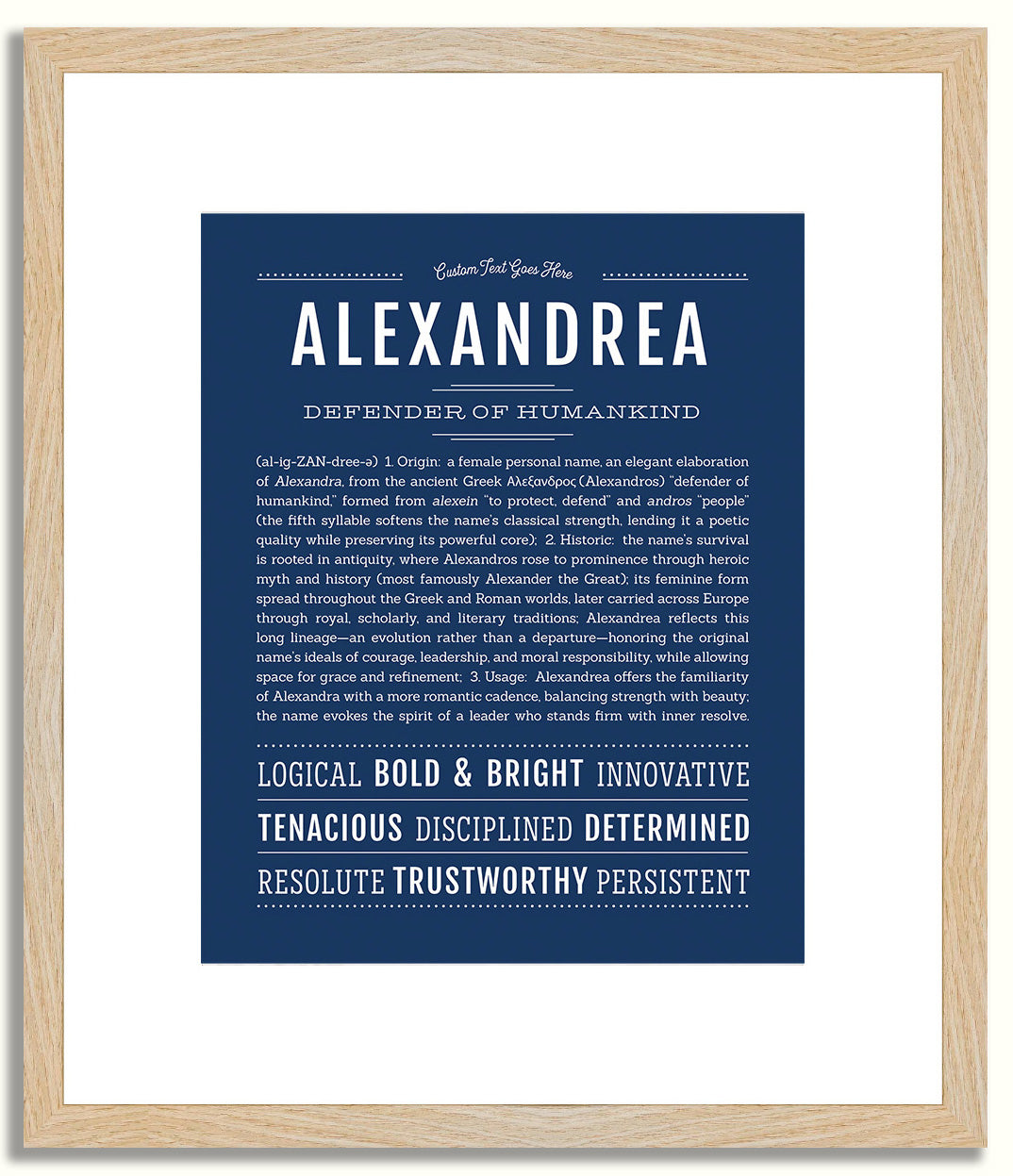 Alexandrea | Name Art Print