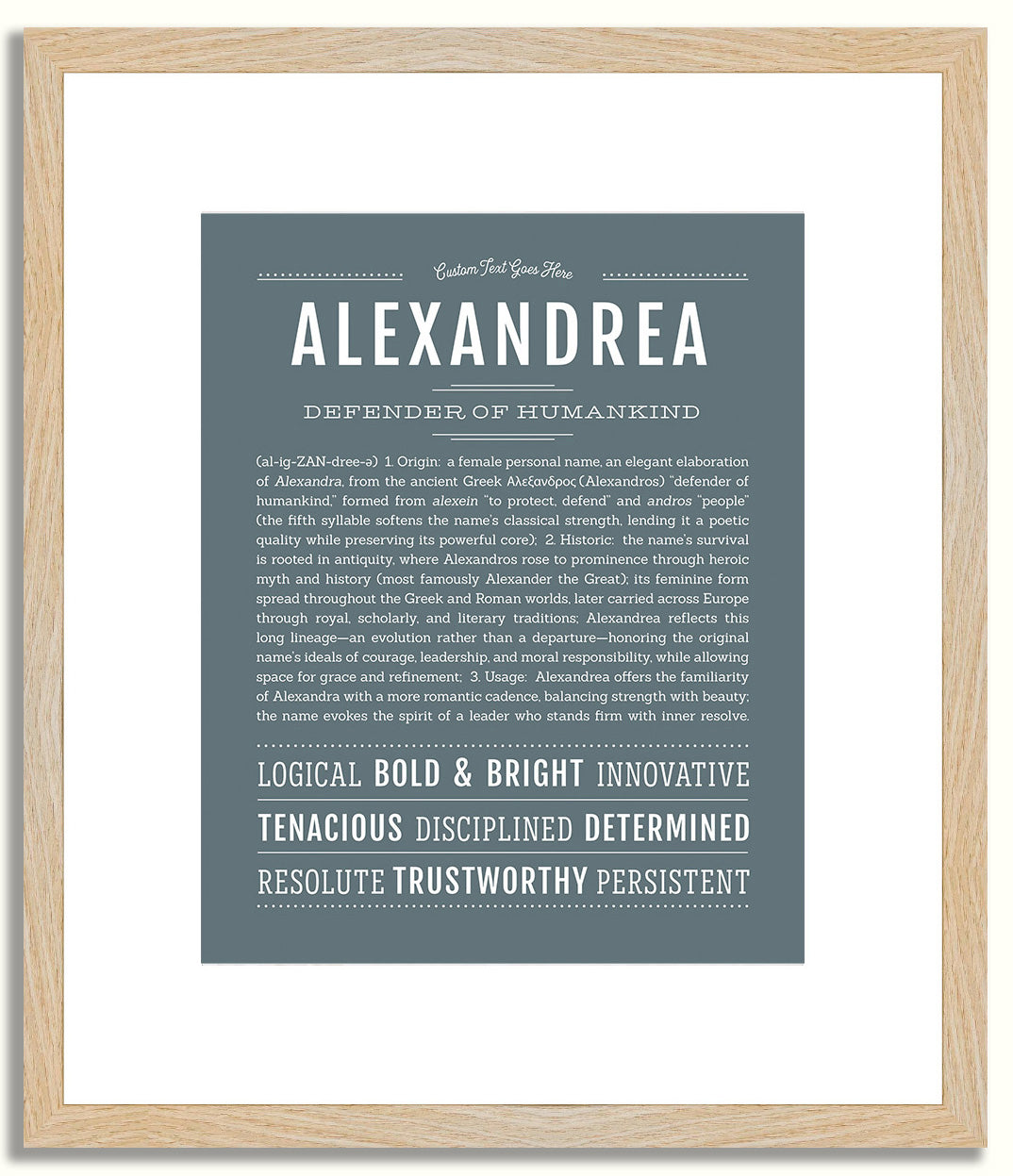 Alexandrea | Name Art Print