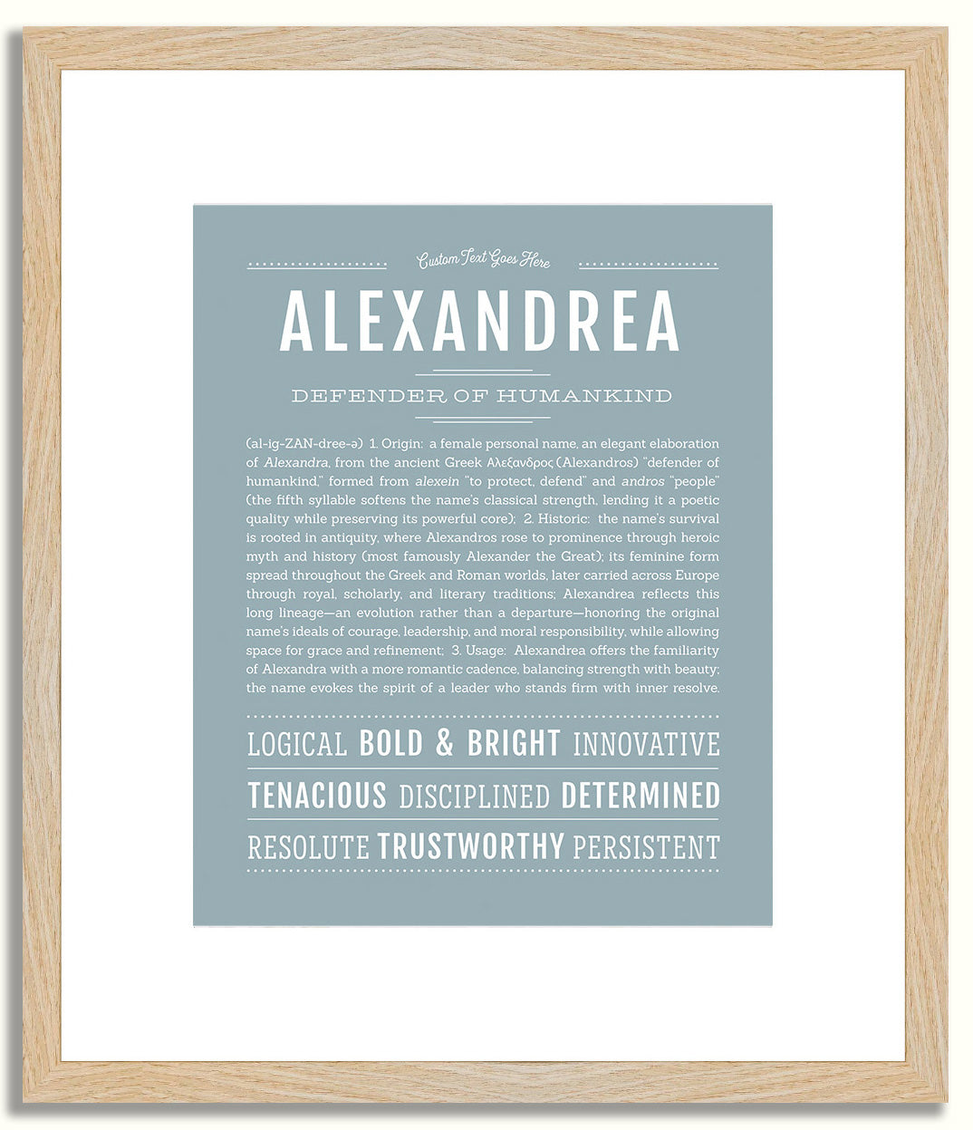 Alexandrea | Name Art Print