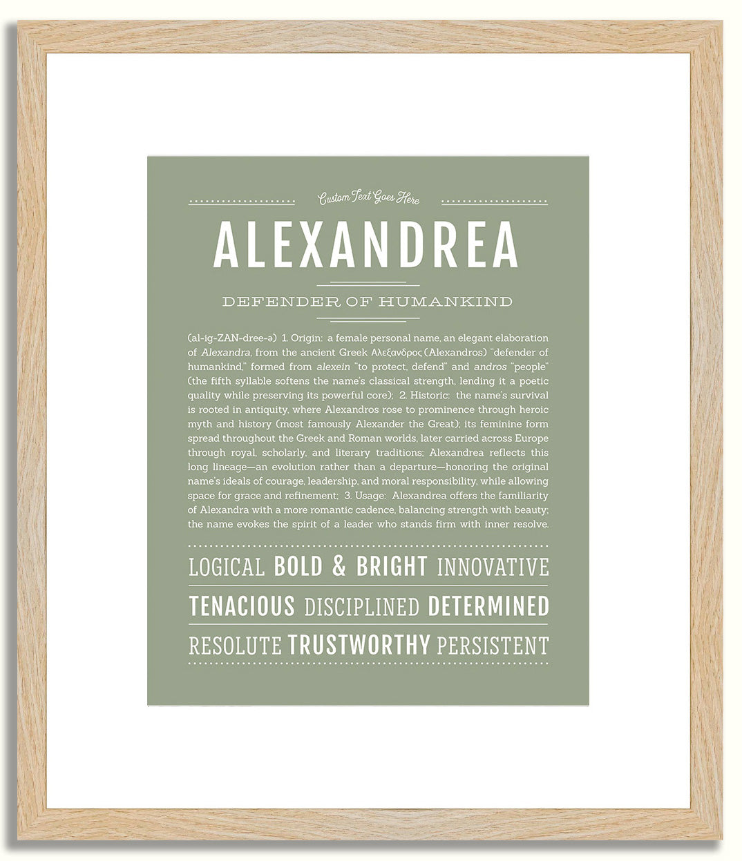 Alexandrea | Name Art Print