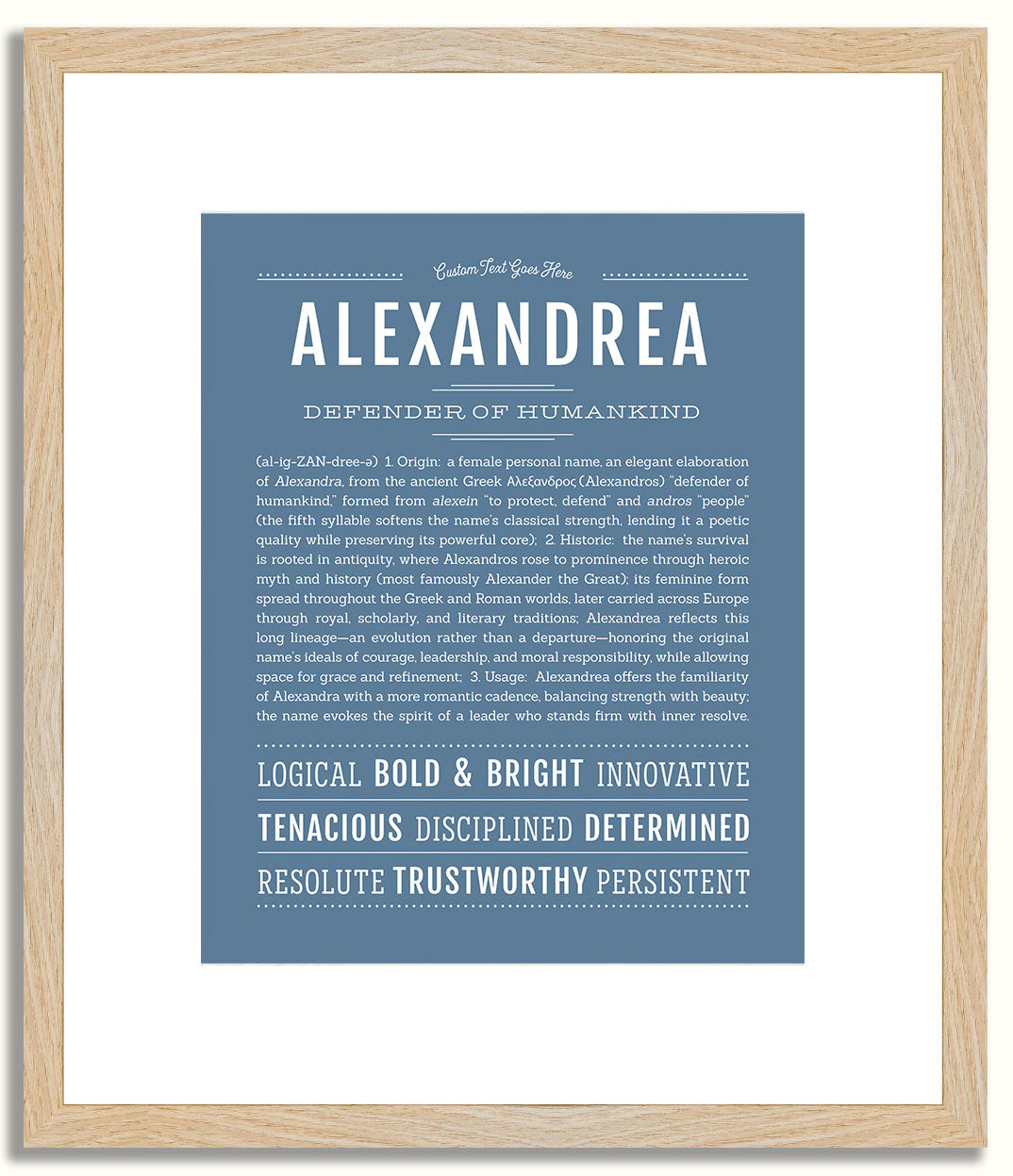 Alexandrea | Name Art Print