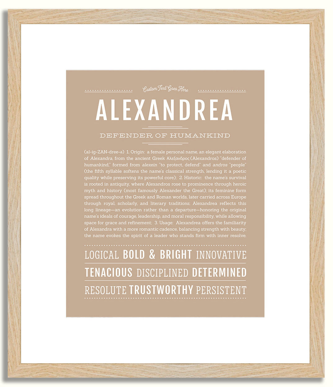 Alexandrea | Name Art Print