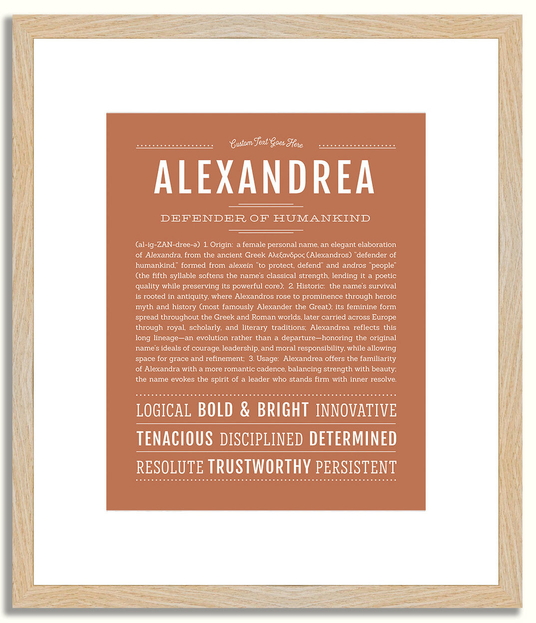 Alexandrea | Name Art Print