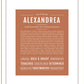 Frame Options | Terra Cotta | Black Frame, Matted