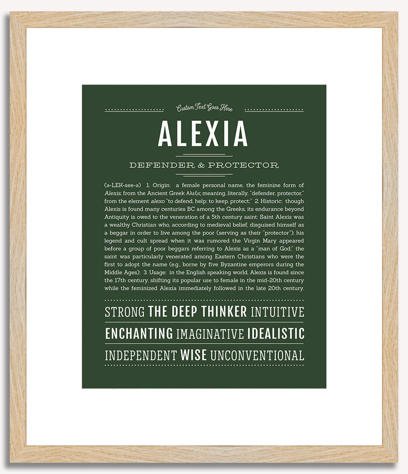 Alexia | Name Art Print