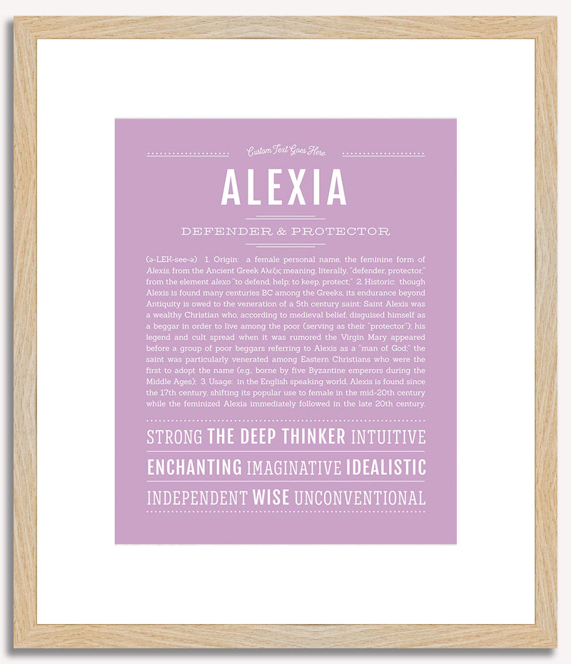 Alexia | Name Art Print