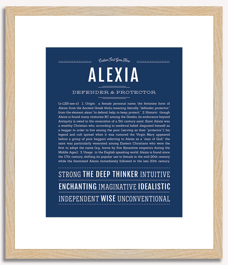 Alexia | Name Art Print