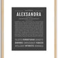 Alexsandra | Name Art Print