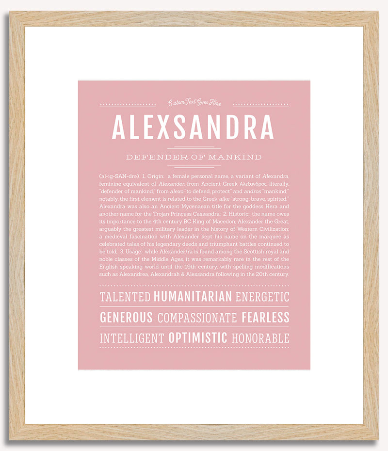 Alexsandra | Name Art Print