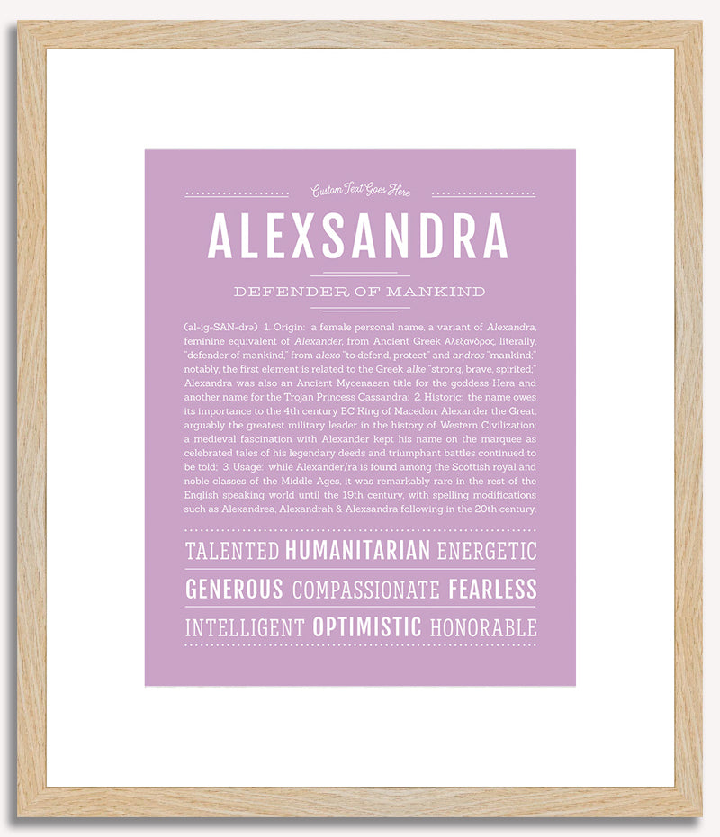 Alexsandra | Name Art Print