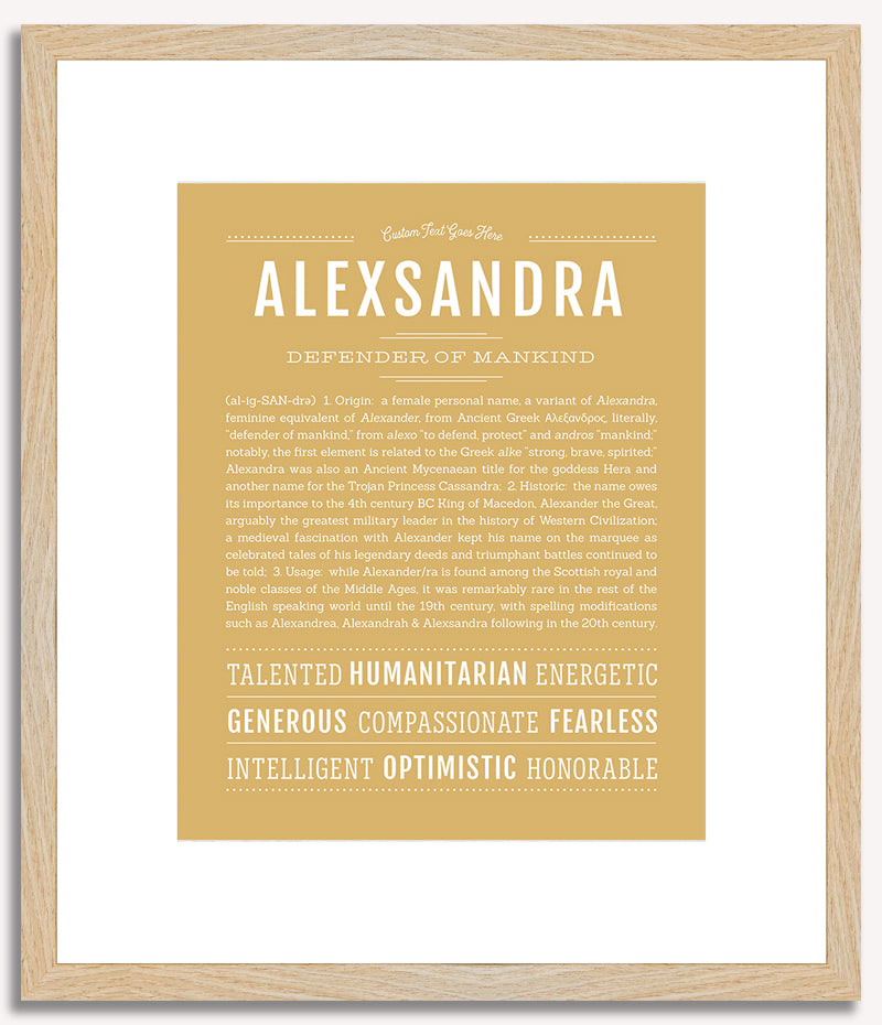 Alexsandra | Name Art Print