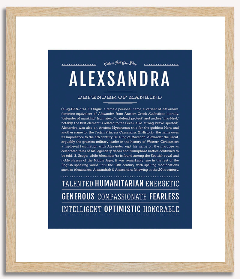 Alexsandra | Name Art Print