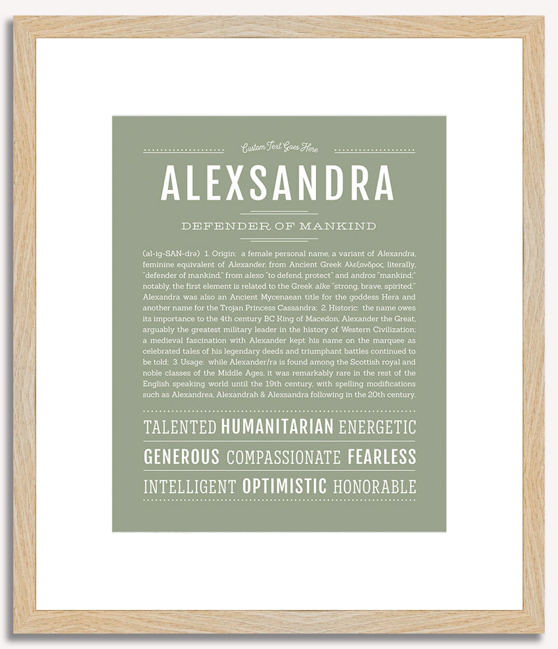 Alexsandra | Name Art Print