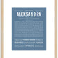 Alexsandra | Name Art Print