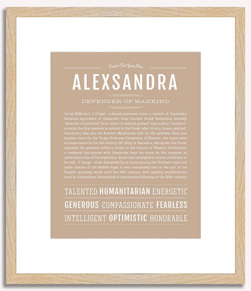 Alexsandra | Name Art Print