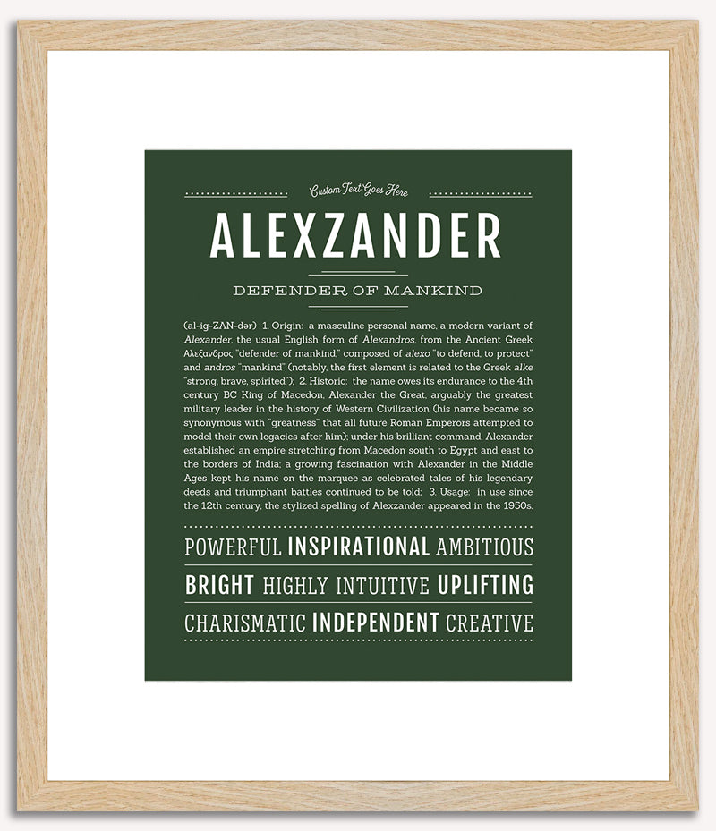 Alexzander | Name Art Print