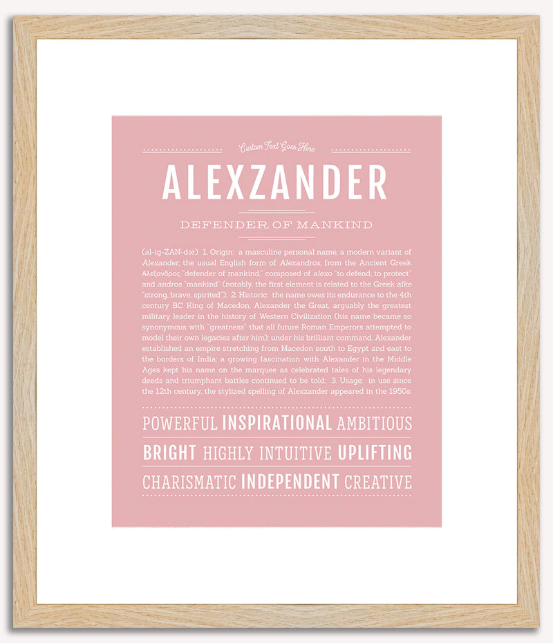 Alexzander | Name Art Print