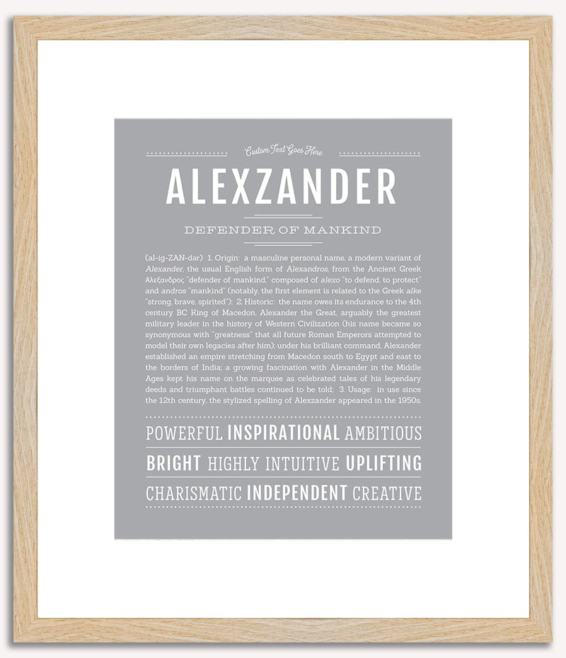 Alexzander | Name Art Print