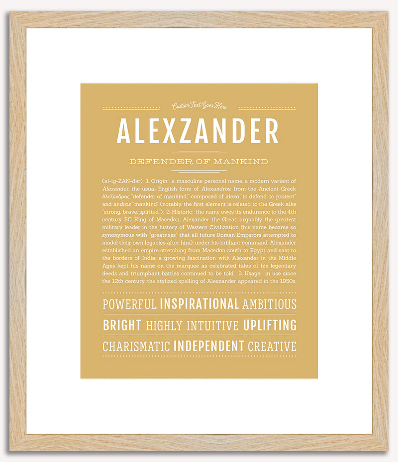 Alexzander | Name Art Print