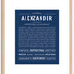 Alexzander | Name Art Print