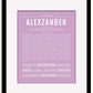 Frame Options | Lilac | Black Frame, Matted