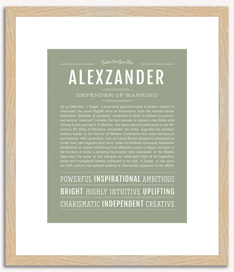 Alexzander | Name Art Print