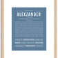 Alexzander | Name Art Print