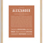 Alexzander | Name Art Print