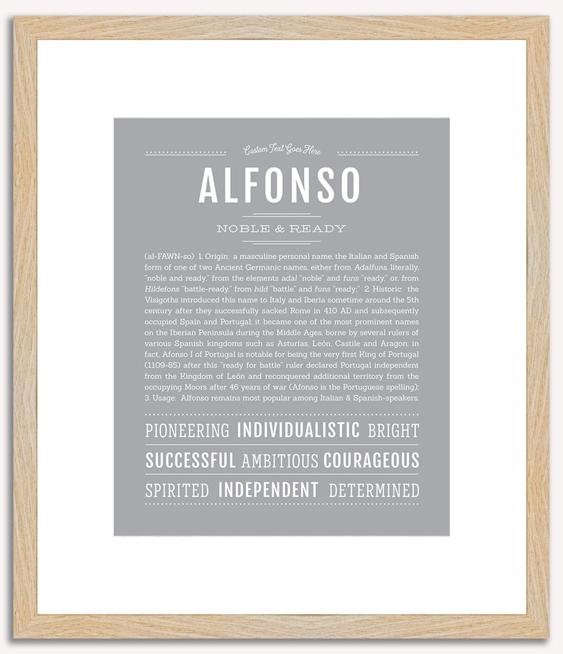 Alfonso | Name Art Print