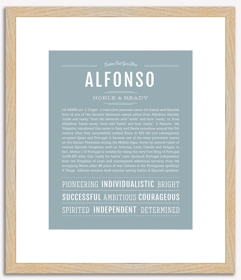 Alfonso | Name Art Print