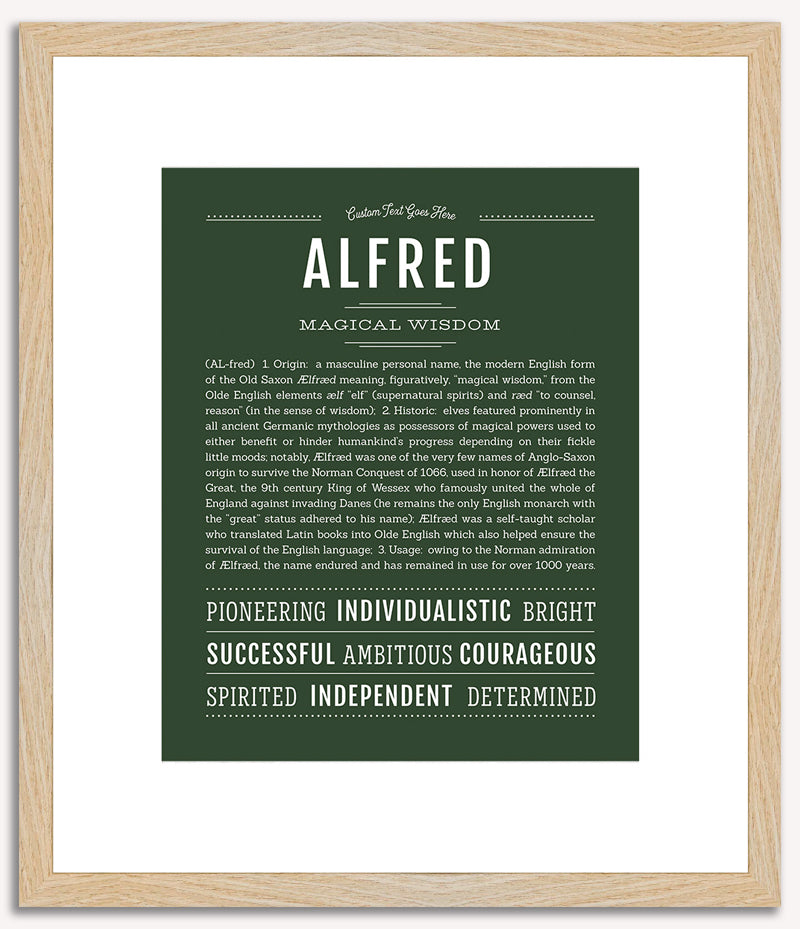 Alfred | Name Art Print