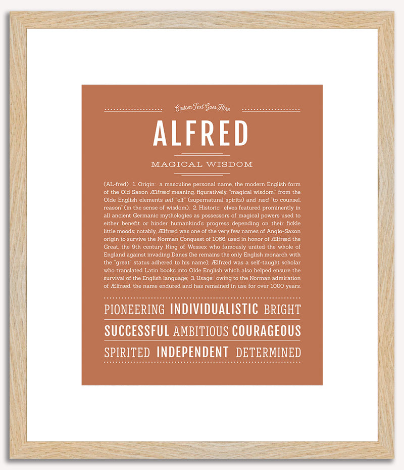 Alfred | Name Art Print