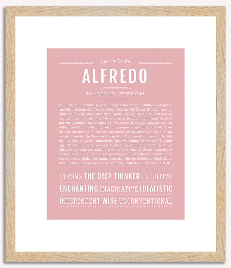 Alfredo | Name Art Print