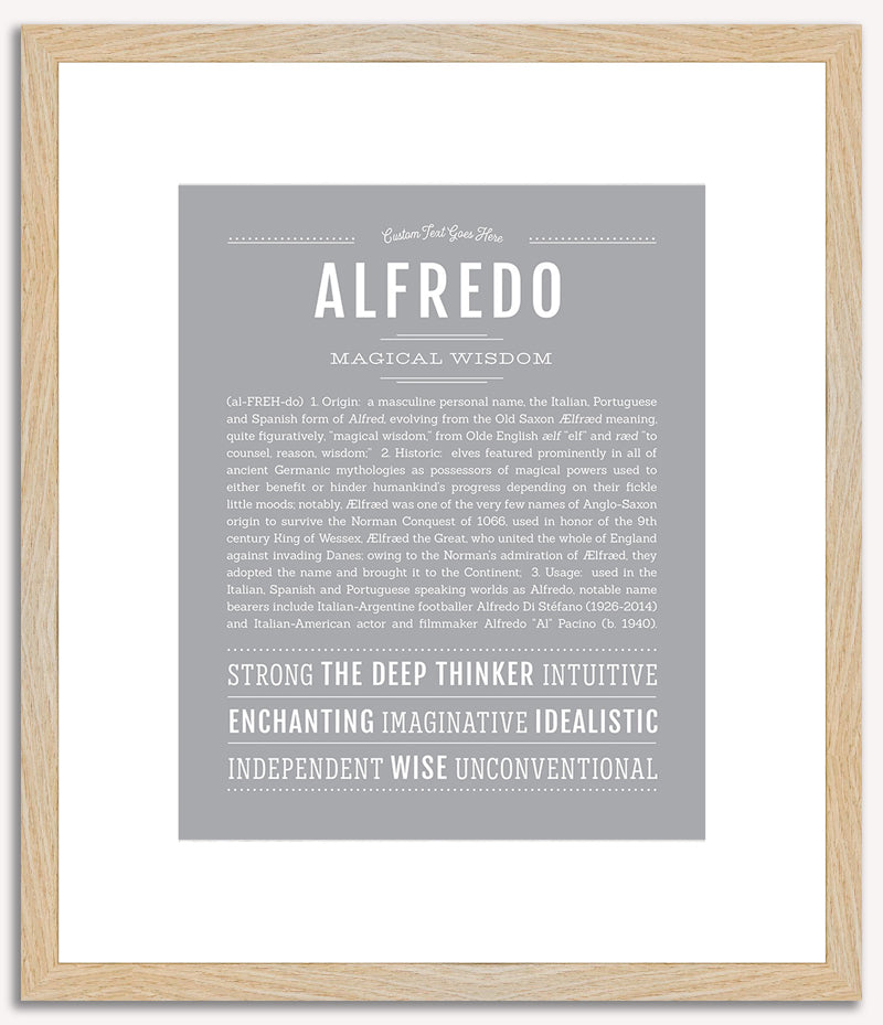 Alfredo | Name Art Print